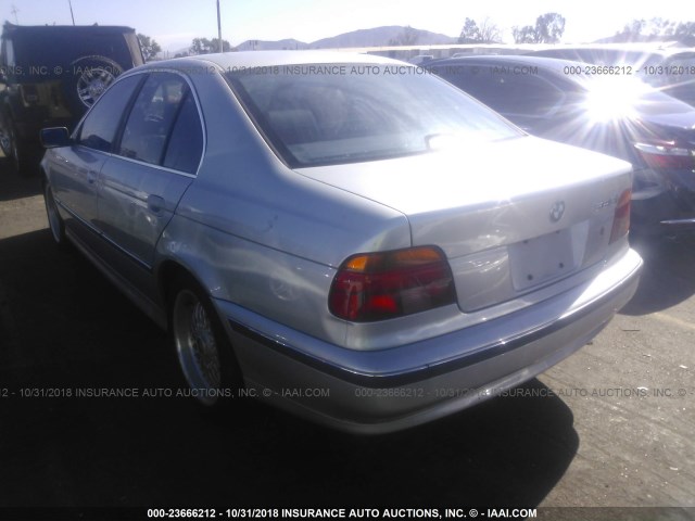 WBADD6324WBW34556 - 1998 BMW 528 I AUTOMATIC SILVER photo 3