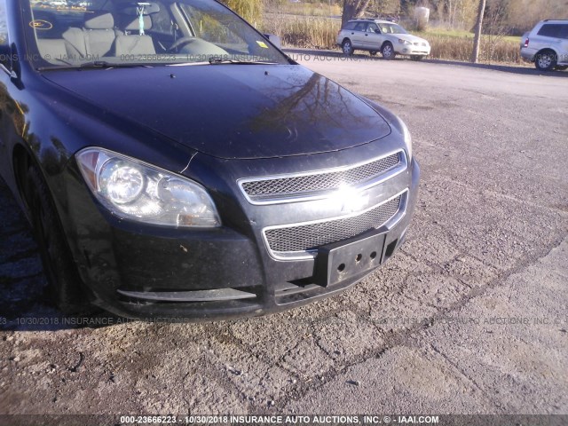 1G1ZG57B49F258614 - 2009 CHEVROLET MALIBU LS შავი ფოტო 6