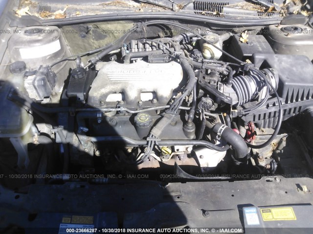 1G1ND52M5X6266010 - 1999 CHEVROLET MALIBU 米色 照片 10