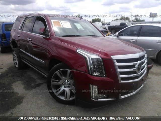 1GYS3CKJ2FR199784 - 2015 CADILLAC ESCALADE PREMIUM RED photo 1