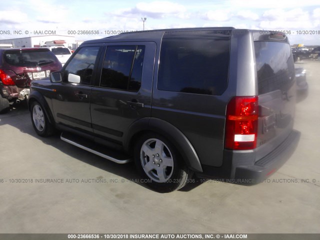 SALAD24485A339889 - 2005 LAND ROVER LR3 SE GRAY photo 3