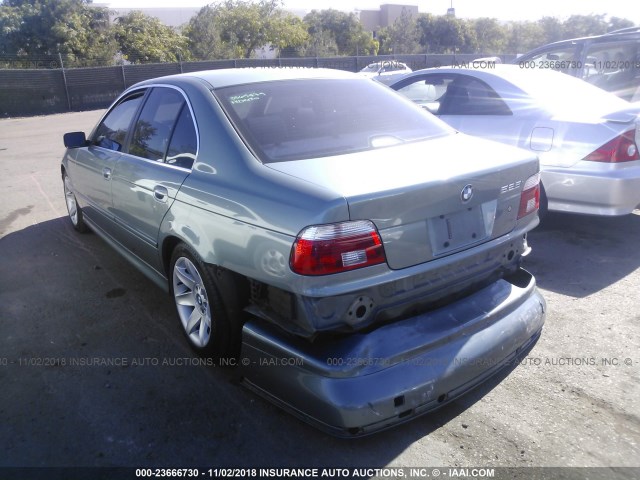WBADT434X3G024992 - 2003 BMW 525 I AUTOMATIC 绿色 照片 3