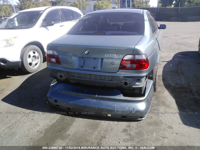 WBADT434X3G024992 - 2003 BMW 525 I AUTOMATIC 绿色 照片 6