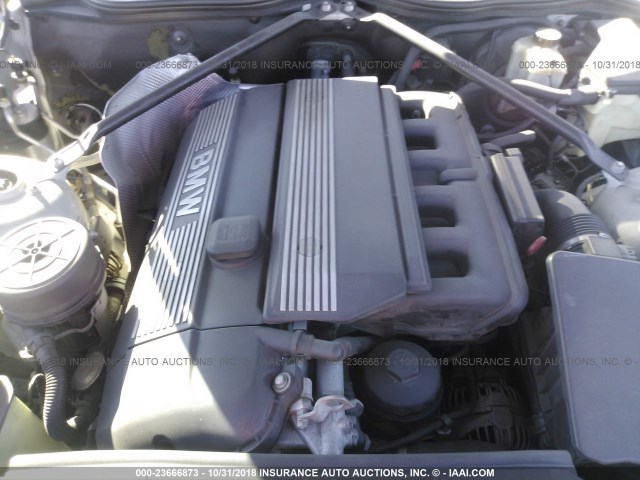 4USBT334X3LS40573 - 2003 BMW Z4 2.5 SILVER photo 10