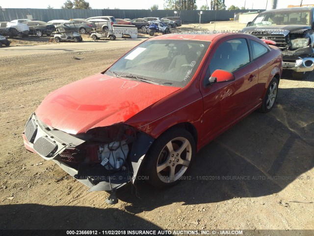 1G2AN15BX77408212 - 2007 PONTIAC G5 GT RED photo 2