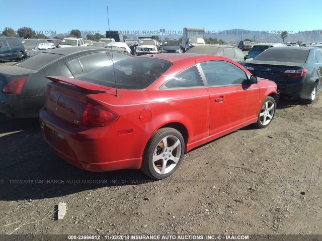 1G2AN15BX77408212 - 2007 PONTIAC G5 GT RED photo 4