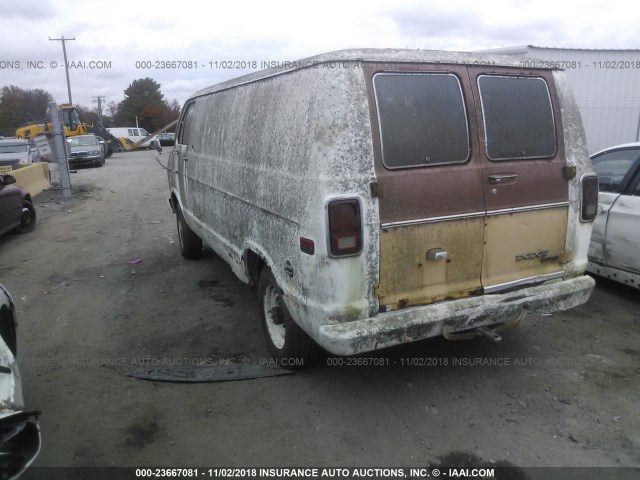 B31JEAK123170 - 1980 DODGE RAM VAN WHITE photo 3