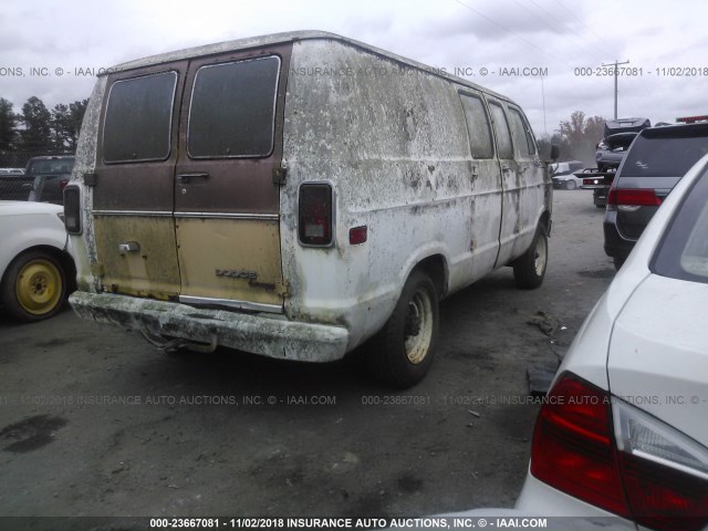 B31JEAK123170 - 1980 DODGE RAM VAN WHITE photo 4