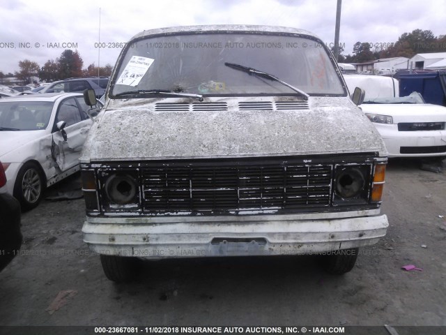 B31JEAK123170 - 1980 DODGE RAM VAN WHITE photo 6