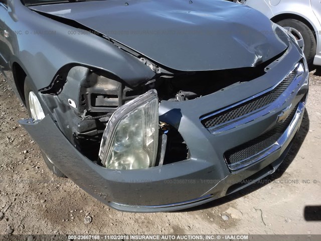 1G1ZG57B08F190049 - 2008 CHEVROLET MALIBU LS ნაცრისფერი ფოტო 6