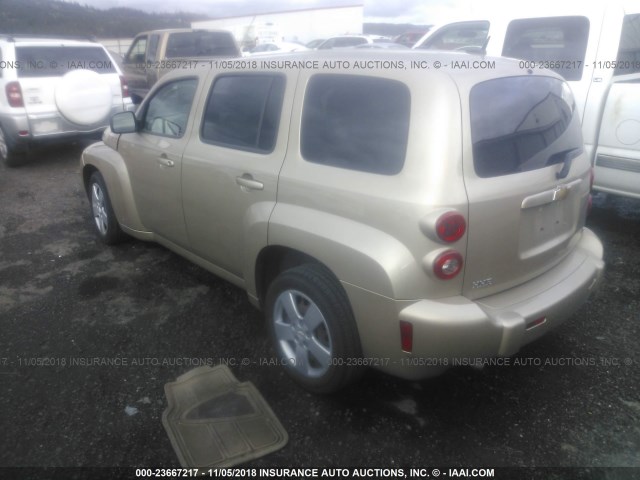 3GNDA13D98S580878 - 2008 CHEVROLET HHR LS Dorado foto 3