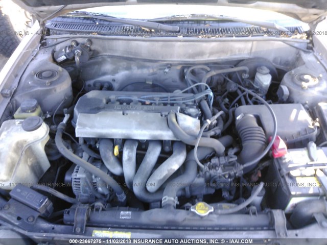 1NXBR12E9XZ262398 - 1999 TOYOTA COROLLA VE/CE/LE GOLD photo 10