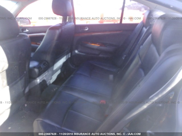 JNKBV61F88M257121 - 2008 INFINITI G35 BLACK photo 8