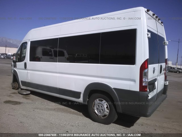 3C6TRVPG1GE111880 - 2016 RAM PROMASTER 2500 2500 HIGH WHITE photo 3