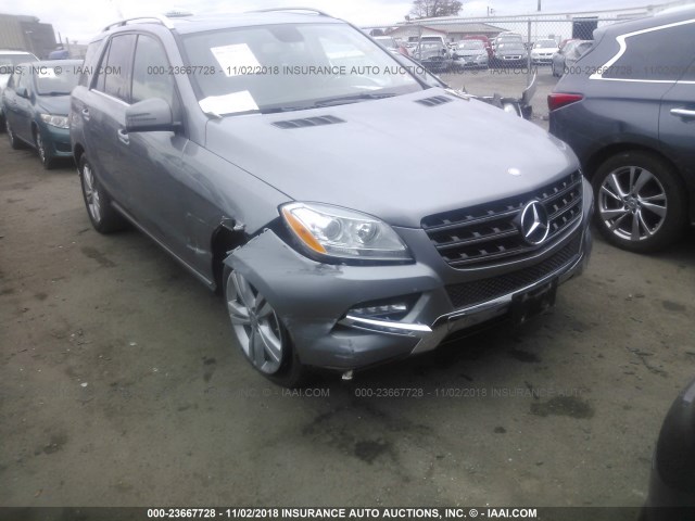 4JGDA5HB0DA255583 - 2013 MERCEDES-BENZ ML 350 4MATIC GRAY photo 6