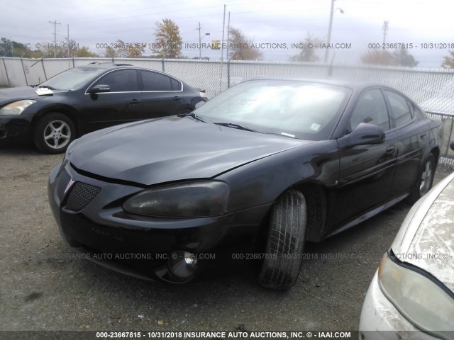 2G2WP552961247130 - 2006 PONTIAC GRAND PRIX Սև լուսանկար 2