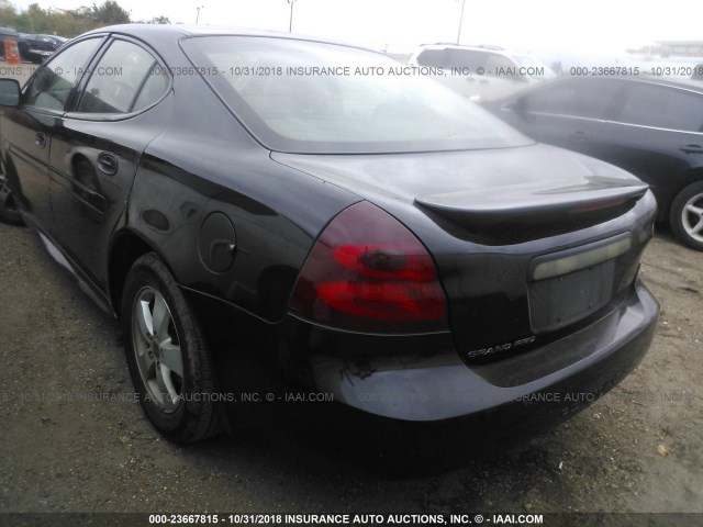 2G2WP552961247130 - 2006 PONTIAC GRAND PRIX Սև լուսանկար 3