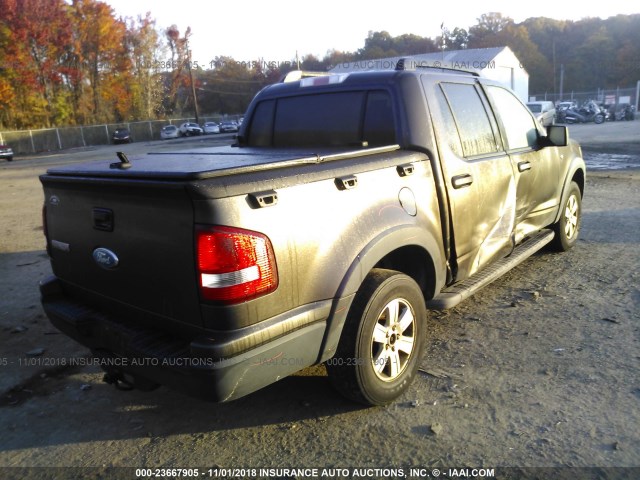 1FMEU318X8UA60822 - 2008 FORD EXPLORER SPORT TR XLT BROWN photo 4