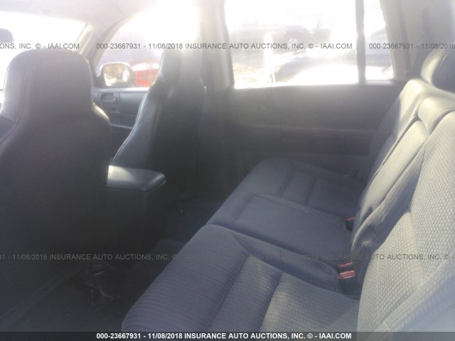 1B4HS38NX2F157370 - 2002 DODGE DURANGO SPORT/SXT WHITE photo 8