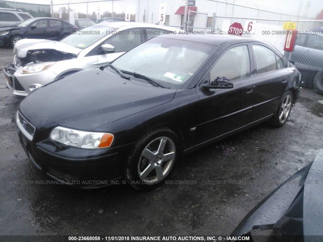 YV1RH527452444317 - 2005 VOLVO S60 R BLACK photo 2