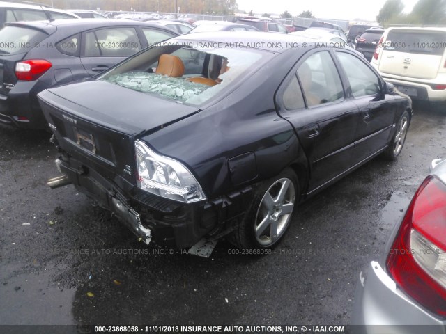 YV1RH527452444317 - 2005 VOLVO S60 R BLACK photo 4