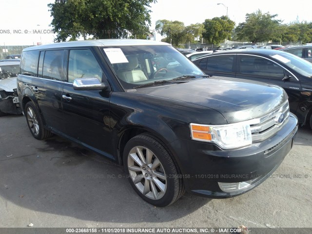 2FMGK5DCXABA38969 - 2010 FORD FLEX LIMITED BLACK photo 1