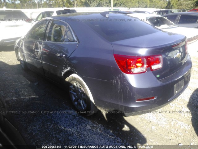 1G11C5SL8FF337921 - 2015 CHEVROLET MALIBU 1LT BLUE photo 3