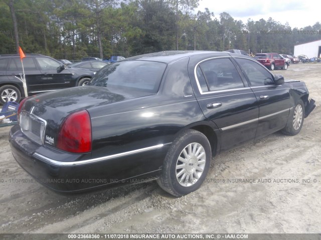 1LNHM81WX4Y625730 - 2004 LINCOLN TOWN CAR EXECUTIVE/SIGNATURE Siyah fotoğraf 4