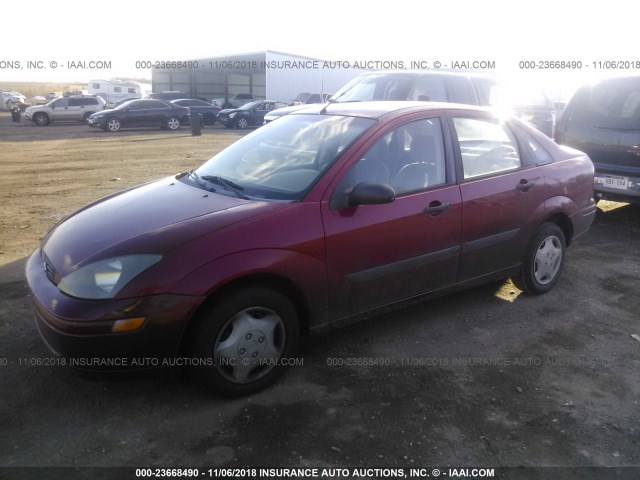 1FAFP33PX3W269890 - 2003 FORD FOCUS LX RED photo 2