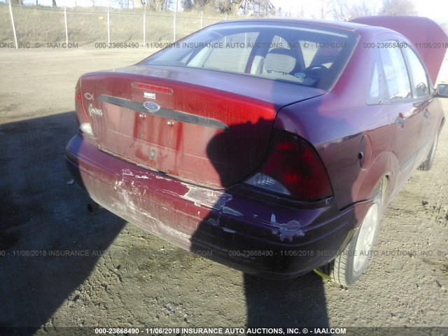 1FAFP33PX3W269890 - 2003 FORD FOCUS LX RED photo 6