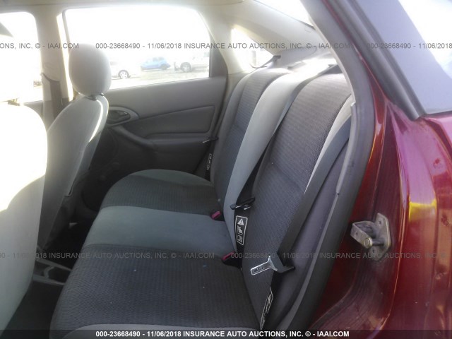 1FAFP33PX3W269890 - 2003 FORD FOCUS LX RED photo 8