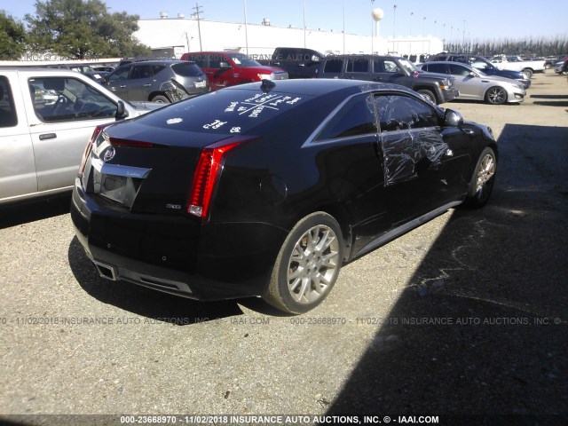 1G6DP1E30C0124833 - 2012 CADILLAC CTS PREMIUM COLLECTION BLACK photo 4