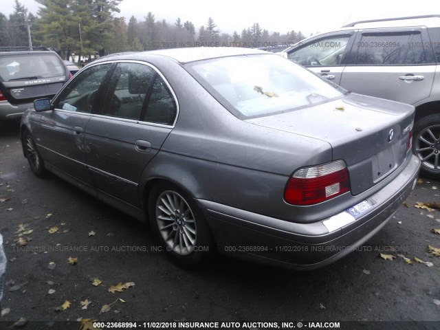 WBADN63492GN86189 - 2002 BMW 540 I AUTOMATIC GRAY photo 3