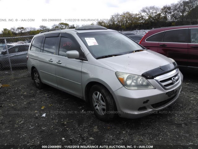 5FNRL38726B051687 - 2006 HONDA ODYSSEY EXL SILVER photo 1