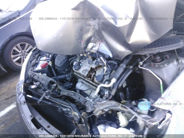 2HGES16395H608434 - 2005 HONDA CIVIC DX VP TAN photo 10