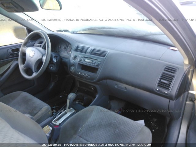 2HGES16395H608434 - 2005 HONDA CIVIC DX VP TAN photo 5
