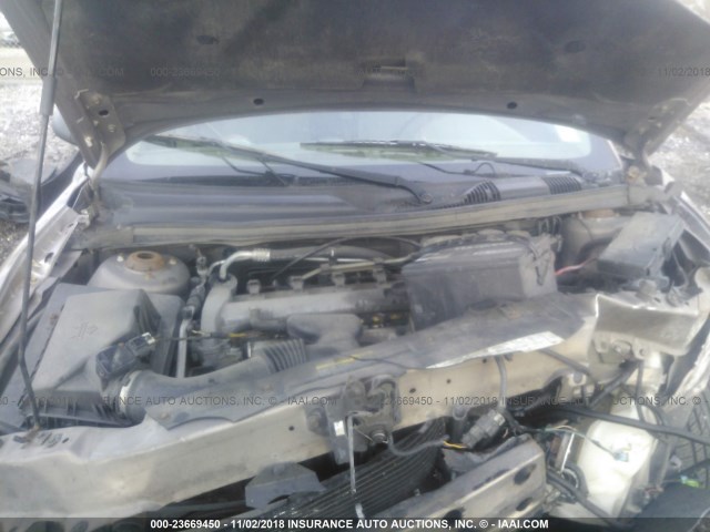 1G1ZS58F37F162745 - 2007 CHEVROLET MALIBU LS ყავისფერი ფოტო 10