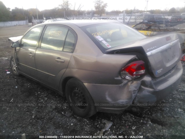 1G1ZS58F37F162745 - 2007 CHEVROLET MALIBU LS ყავისფერი ფოტო 3
