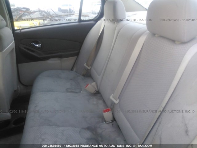 1G1ZS58F37F162745 - 2007 CHEVROLET MALIBU LS ყავისფერი ფოტო 8