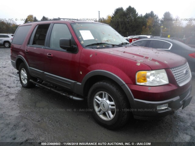 1FMFU16LX4LA49244 - 2004 FORD EXPEDITION XLT RED photo 1