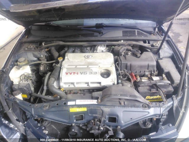 4T1CA30P04U018033 - 2004 TOYOTA CAMRY SOLARA SE/SLE ლურჯი ფოტო 10