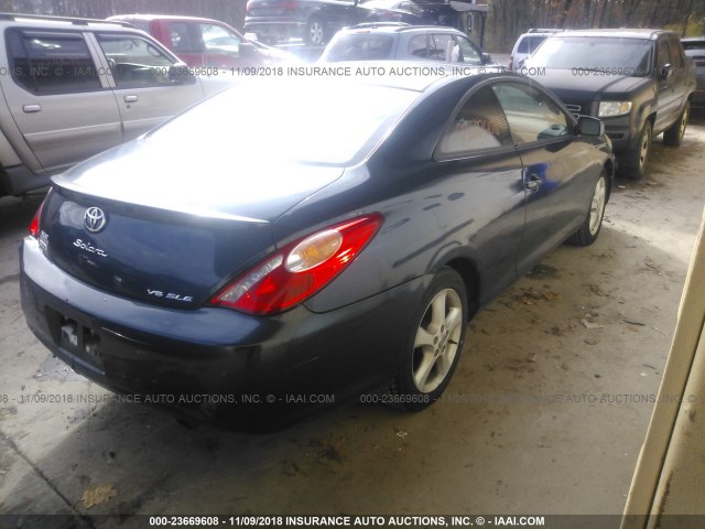 4T1CA30P04U018033 - 2004 TOYOTA CAMRY SOLARA SE/SLE ლურჯი ფოტო 4