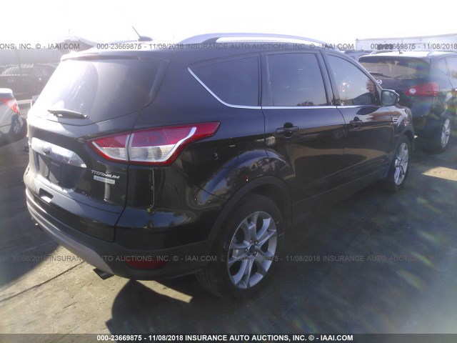 1FMCU0J92FUA32623 - 2015 FORD ESCAPE TITANIUM BLACK photo 4