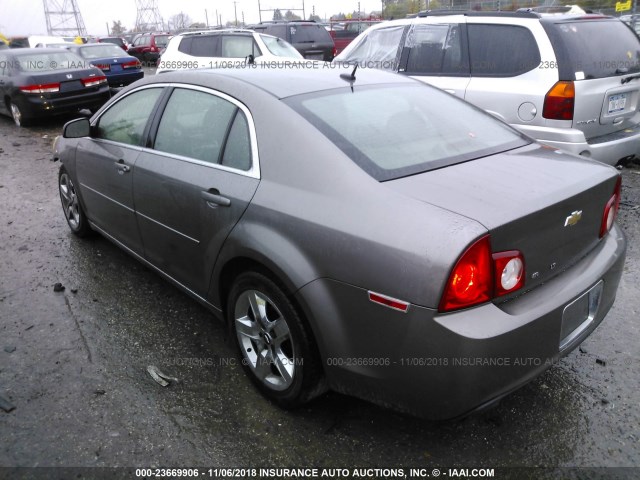 1G1ZC5EB7A4134836 - 2010 CHEVROLET MALIBU 1LT BROWN photo 3