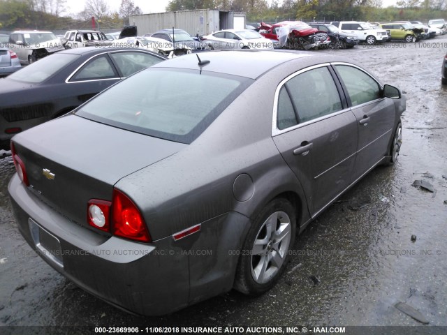 1G1ZC5EB7A4134836 - 2010 CHEVROLET MALIBU 1LT BROWN photo 4