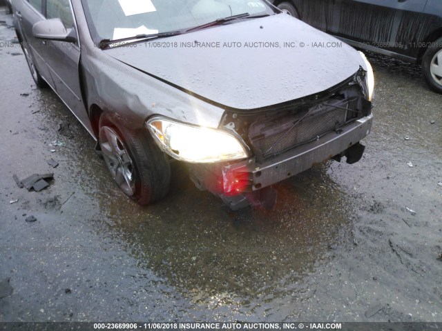 1G1ZC5EB7A4134836 - 2010 CHEVROLET MALIBU 1LT BROWN photo 6