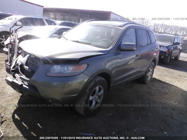 KM8SG13DX7U148678 - 2007 HYUNDAI SANTA FE GLS GRAY photo 2