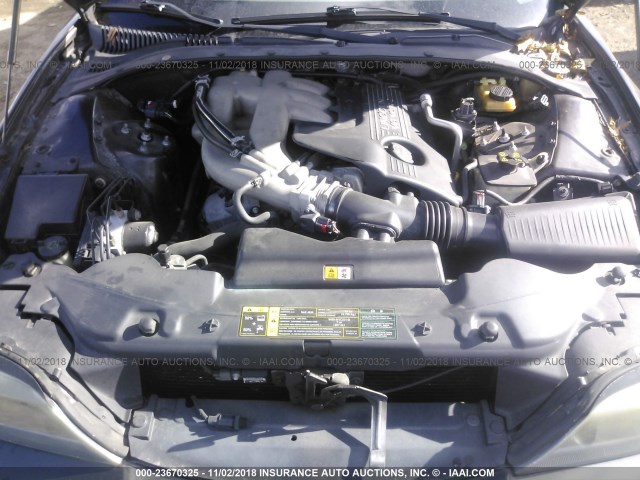 1LNHM86S55Y642992 - 2005 LINCOLN LS 灰色 照片 10