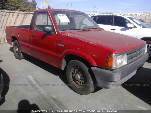 JM2UF1135J0325920 - 1988 MAZDA B2200 SHORT BED RED photo 1