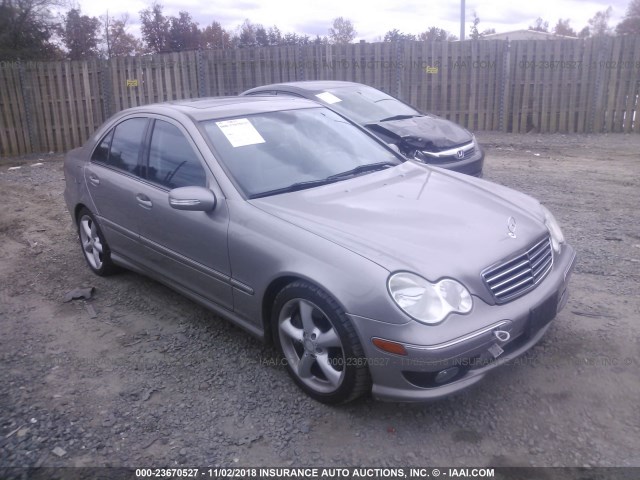 WDBRF52H86A845038 - 2006 MERCEDES-BENZ C GENERATION 2006 230 Pewter photo 1